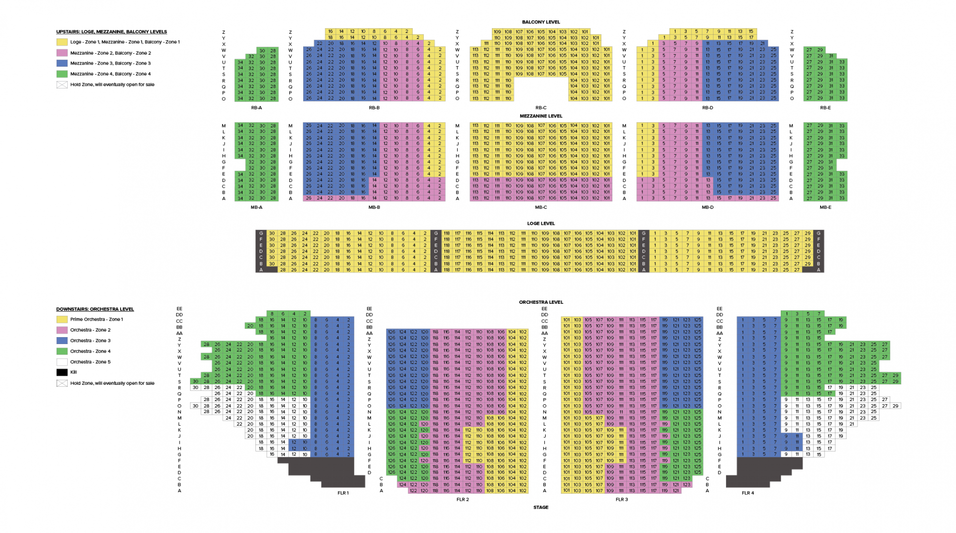 Ohio Theatre Seating Map - BalletMet